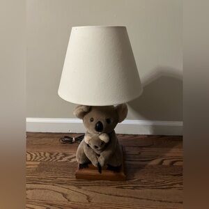 Rare Vintage Dakin Plush Koala Mama & Baby Lamp Nursery